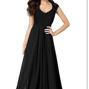 Long black dress